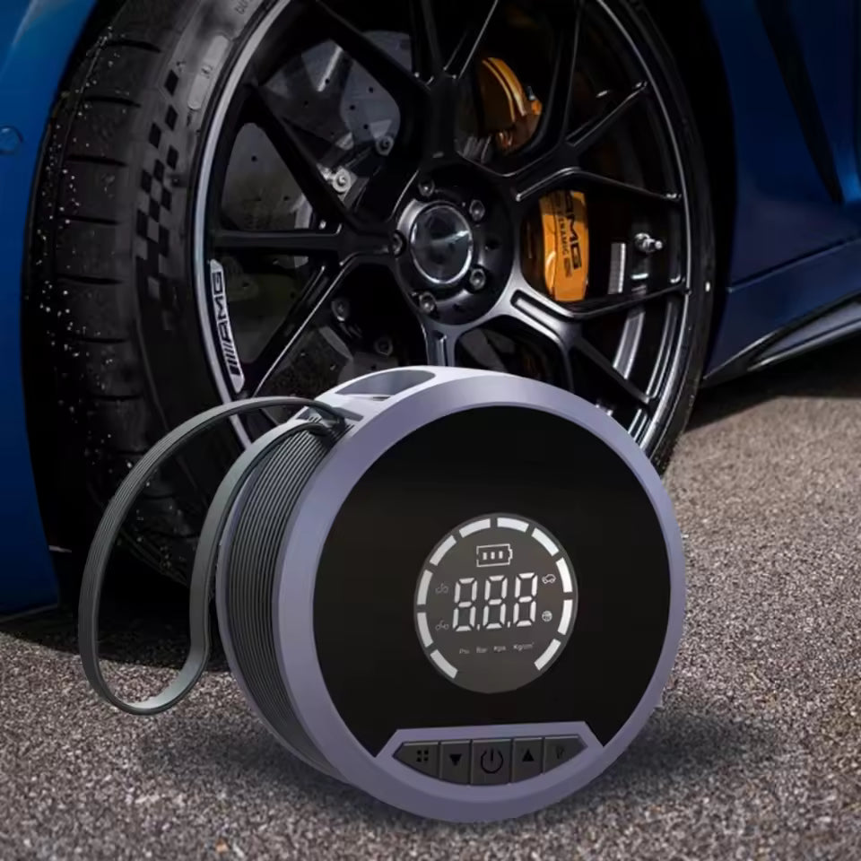 Portable Car Jump Starter & Tire Inflator — All-in-1 Emergency Car Tool